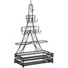 Eiffel Tower Matte Black Wire Decorative Jewelry Stand