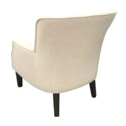 Emilee Cream Upholstered Accent Chair 5 Emilee Cream Upholstered Accent Chair -Furniture Store emilee cream upholstered accent chair 2