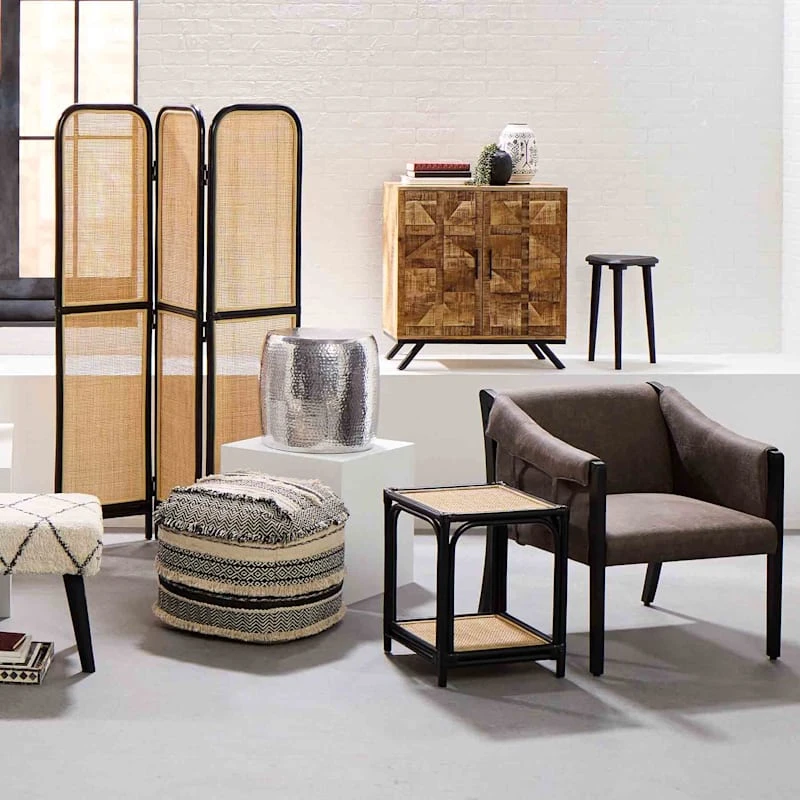 Found & Fable Axl Grey Faux Leather Armchair 6 Found & Fable Axl Grey Faux Leather Armchair - Image 6