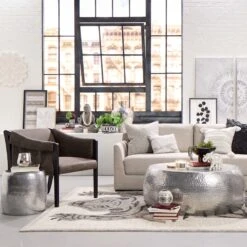 Found & Fable Axl Grey Faux Leather Armchair 14 Found & Fable Axl Grey Faux Leather Armchair -Furniture Store found fable axl grey faux leather armchair 6