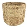 Found & Fable Kai Round X Weave Tall Storage Basket, Small
