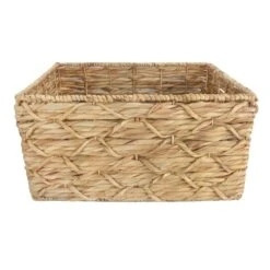 Found & Fable Kai Tall X Weave Rectangle Storage Basket, Large -Furniture Store found fable kai tall x weave rectangle storage basket large 2