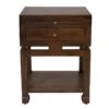 Found & Fable Maddison Brown Accent Table