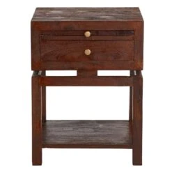 Front Page -Furniture Store found fable maddison chestnut wood side table with drawer 1