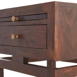 Found & Fable Maddison Chestnut Wood Side Table With Drawer -Furniture Store found fable maddison chestnut wood side table with drawer 4