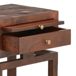 Found & Fable Maddison Chestnut Wood Side Table With Drawer -Furniture Store found fable maddison chestnut wood side table with drawer 6
