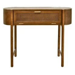 Found & Fable Reston Round Corner Wooden Console Table 9 Found & Fable Reston Round Corner Wooden Console Table -Furniture Store found fable reston round corner wooden console table 1