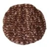 Fuzzy Papasan Cushion, Chocolate