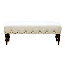 Grace Mitchell Ellery Bench With Scalloped Nailheads 5 Grace Mitchell Ellery Bench With Scalloped Nailheads -Furniture Store grace mitchell ellery bench with scalloped nailheads 1