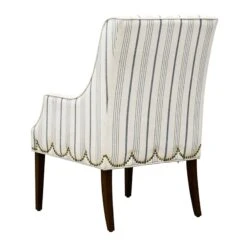 Grace Mitchell Olivia Striped Scalloped Armchair 7 Grace Mitchell Olivia Striped Scalloped Armchair -Furniture Store grace mitchell olivia striped scalloped armchair 2