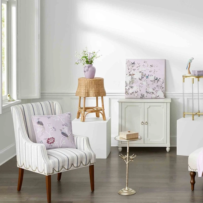 Grace Mitchell Olivia Striped Scalloped Armchair 5 Grace Mitchell Olivia Striped Scalloped Armchair - Image 5