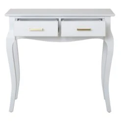 Grace Mitchell Scarlett 2-Drawer Console Table, White -Furniture Store grace mitchell scarlett 2 drawer console table white 2