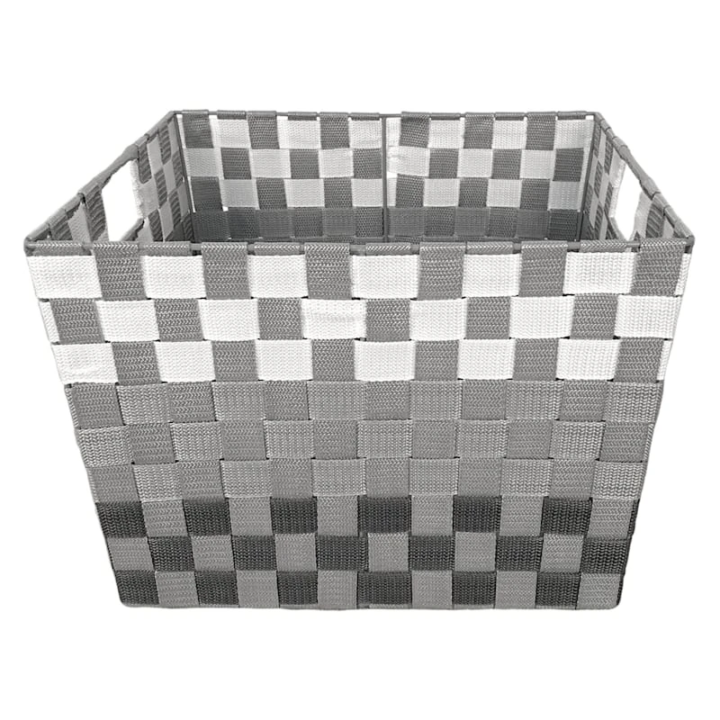 Grey Ombre Basket 1 Grey Ombre Basket
