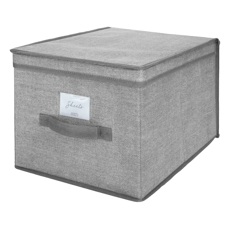 Grey Storage Box, Large