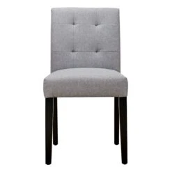 Grey Tufted Dining Chair -Furniture Store grey tufted dining chair 1