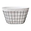 Grid Patterned Wire Laundry Basket
