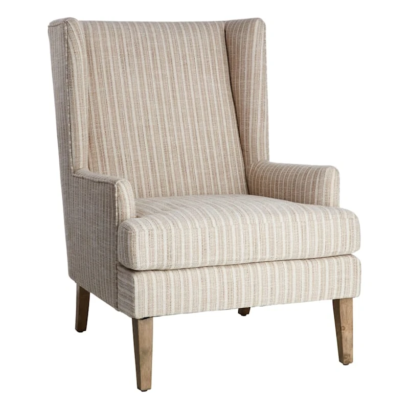 Honeybloom Asher Wing Accent Chair 1 Honeybloom Asher Wing Accent Chair
