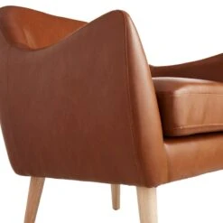 Honeybloom Braxton Faux Leather Chair 8 Honeybloom Braxton Faux Leather Chair -Furniture Store honeybloom braxton faux leather chair 3