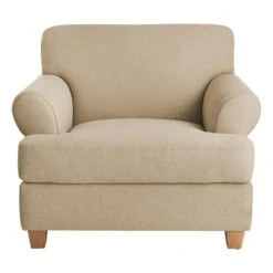Honeybloom Brooke Armchair, Tan -Furniture Store honeybloom brooke armchair tan 2