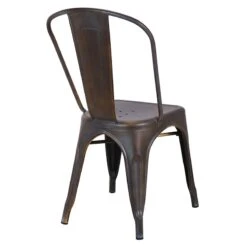 Honeybloom Idris Bronze Metal Dining Chair -Furniture Store honeybloom idris bronze metal dining chair 3