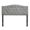 Honeybloom Kane Grey Tufted Headboard, Queen