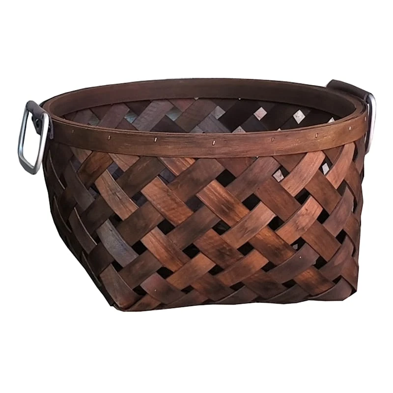Honeybloom Round Chipwood Basket, Small 1 Honeybloom Round Chipwood Basket, Small