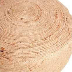 Front Page -Furniture Store honeybloom round jute spiral pouf 1