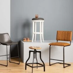 Honeybloom Waco Adjustable Backless Barstool -Furniture Store honeybloom waco adjustable backless barstool 8