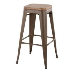 Honeybloom Westfield Barstool, Bronze -Furniture Store honeybloom westfield barstool bronze 2