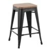 Honeybloom Westfield Counter Stool, Black