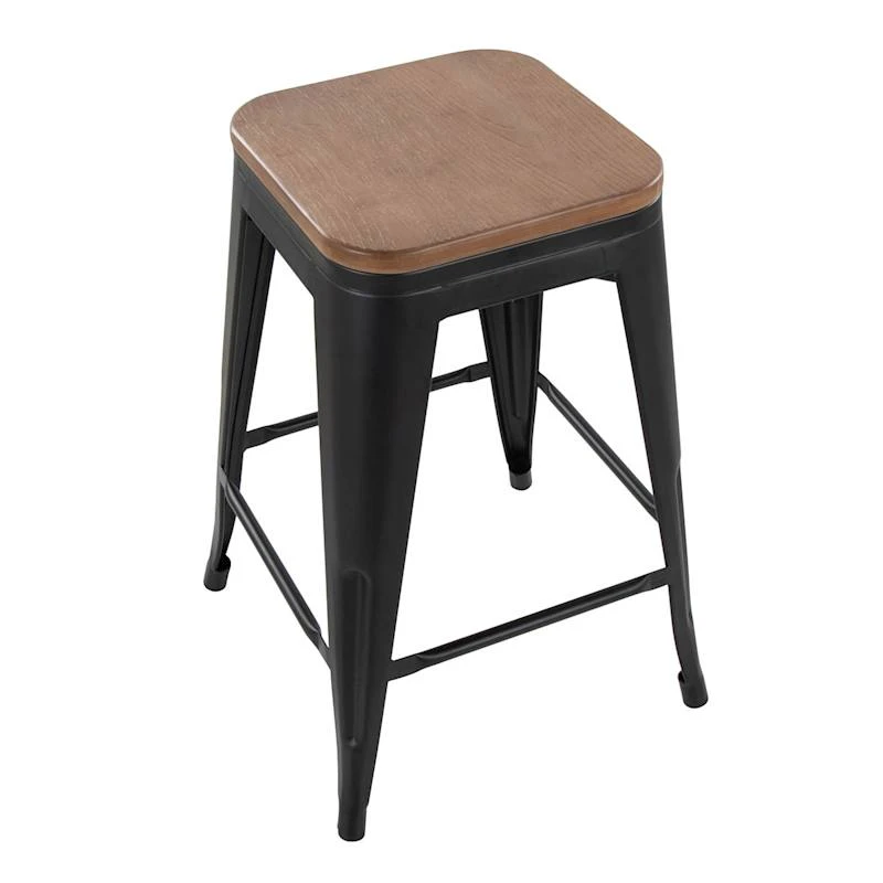 Honeybloom Westfield Counter Stool, Black 4 Honeybloom Westfield Counter Stool, Black - Image 4