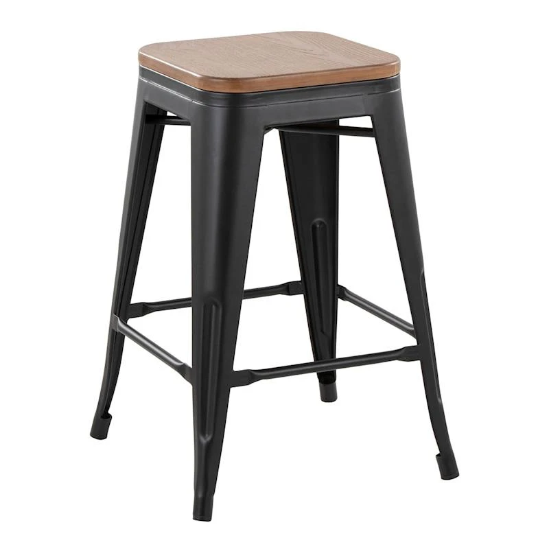 Honeybloom Westfield Counter Stool, Black 1 Honeybloom Westfield Counter Stool, Black