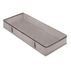 Jumbo Underbed Storage Bag, Black Herringbone -Furniture Store jumbo underbed storage bag black herringbone 1