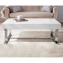 Laila Ali Astrid White Coffee Table -Furniture Store laila ali astrid white coffee table 4