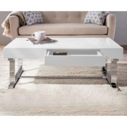 Laila Ali Astrid White Coffee Table -Furniture Store laila ali astrid white coffee table 5