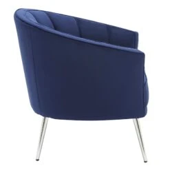 Laila Ali Avani Blue Velvet Accent Chair 11 Laila Ali Avani Blue Velvet Accent Chair -Furniture Store laila ali avani blue velvet accent chair 2