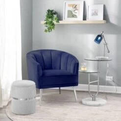 Laila Ali Avani Blue Velvet Accent Chair 17 Laila Ali Avani Blue Velvet Accent Chair -Furniture Store laila ali avani blue velvet accent chair 8