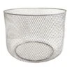 Laila Ali Round Metal Mesh Storage Basket, Small