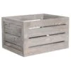 Light Grey Wooden Pallet Crate, Large