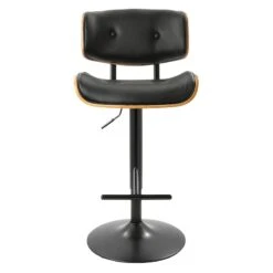 Lombardi Adjustable Faux Leather Barstool -Furniture Store lombardi adjustable faux leather barstool 4