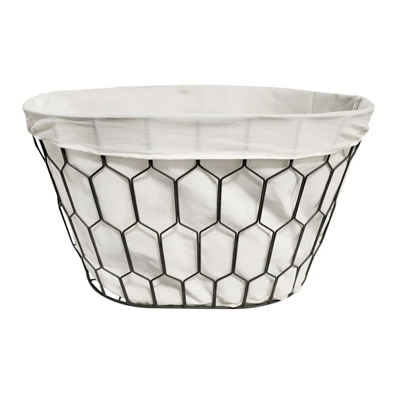 Long Diamond Wire Laundry Basket 1 Long Diamond Wire Laundry Basket