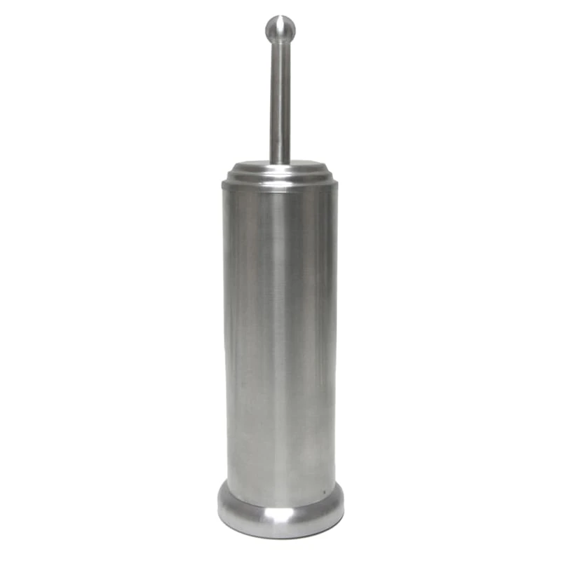 Marshall Brushed Stainless Steel Toilet Brush Holder & Removable Liner 1 Marshall Brushed Stainless Steel Toilet Brush Holder & Removable Liner