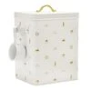 Matisse White & Gold Canister, Large