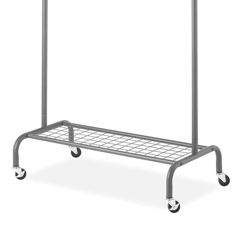 Metal Garment Rack, Gunmetal 3 Metal Garment Rack, Gunmetal - Image 3