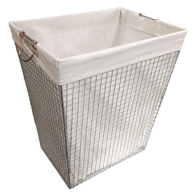 Metal Wire Laundry Basket 2 Metal Wire Laundry Basket - Image 2