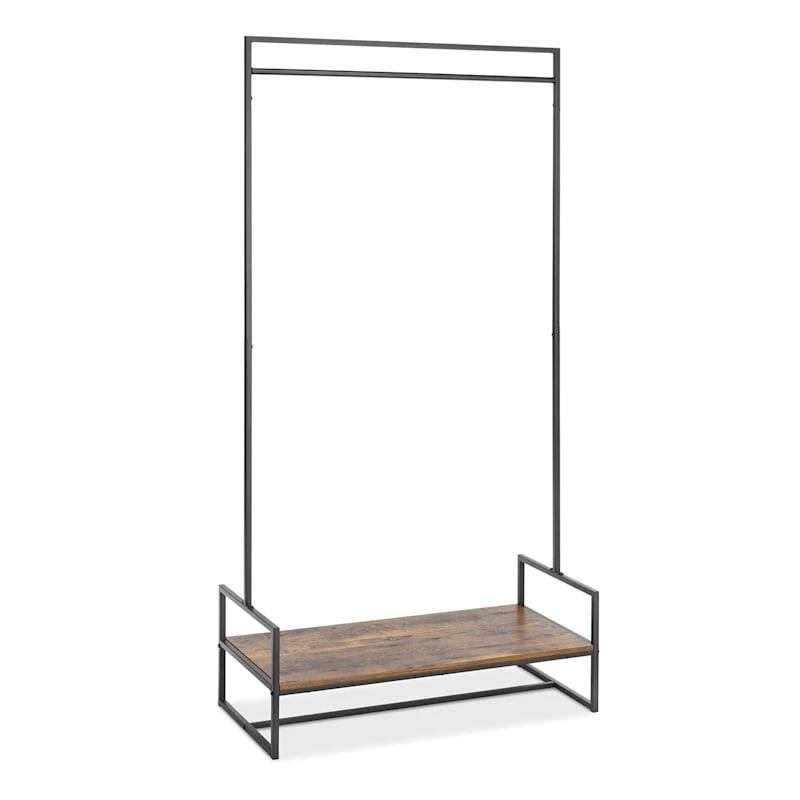 Modern Industrial Garment Rack 1 Modern Industrial Garment Rack