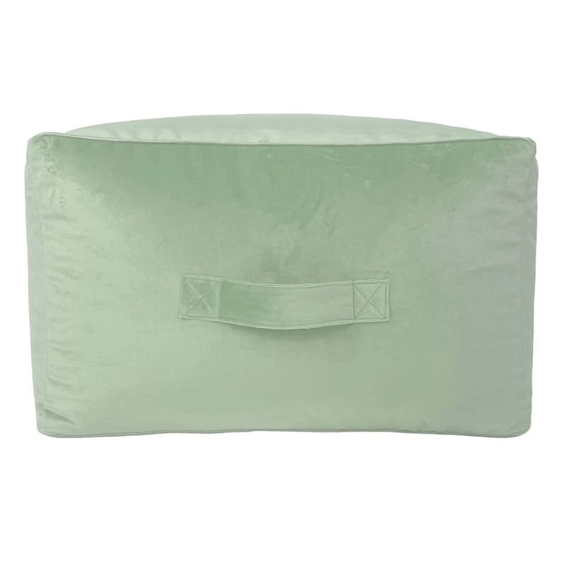 Netherlands Pouf, Light Green 1 Netherlands Pouf, Light Green