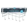 Over The Door Hook Rack, Silver