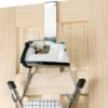 Over-The-Door Ironing Board Mount, Metallic