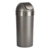 Pewter Venti Trash Can, 16.5gal